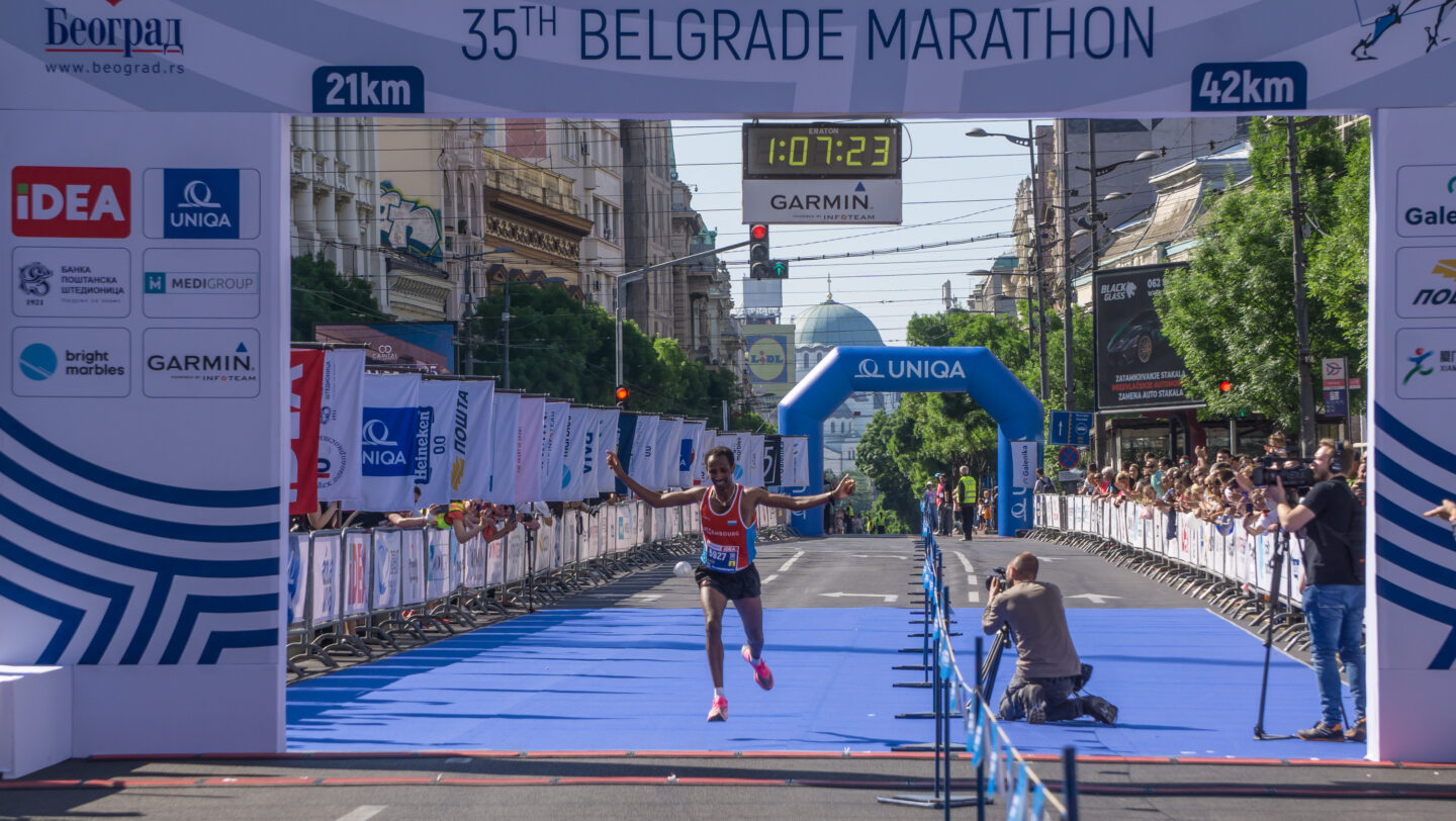 Belgrade Marathon, Yonas Kinde