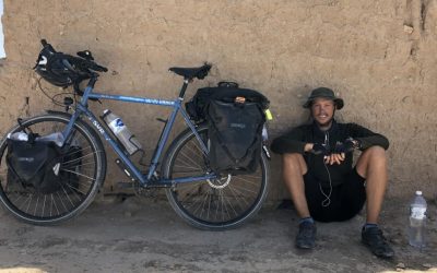 Велосипедист планирует  продолжить кругосветное путешествие, посвященное беженцам