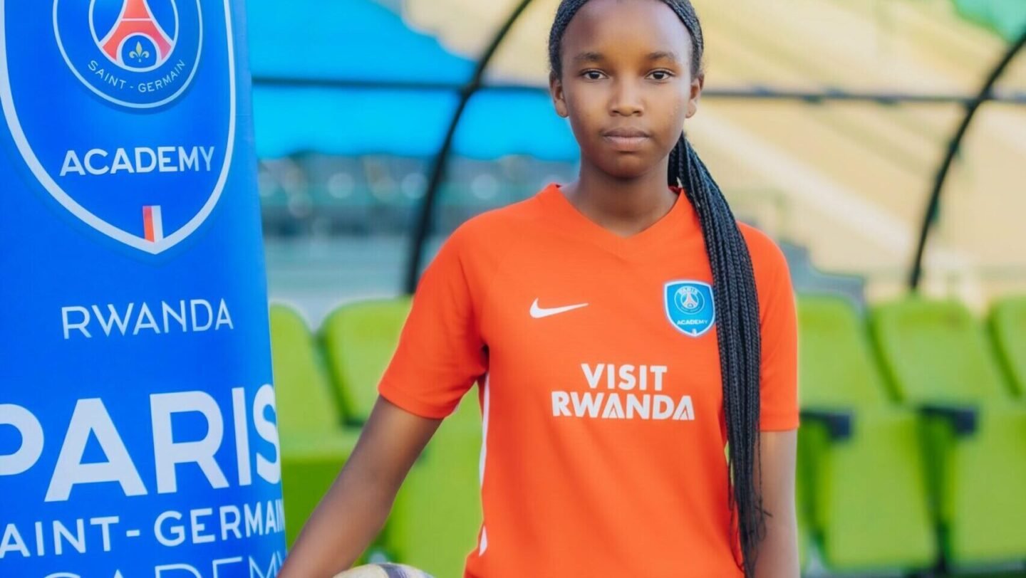 Rwanda. Burundian girl enrolled in PSG academy
