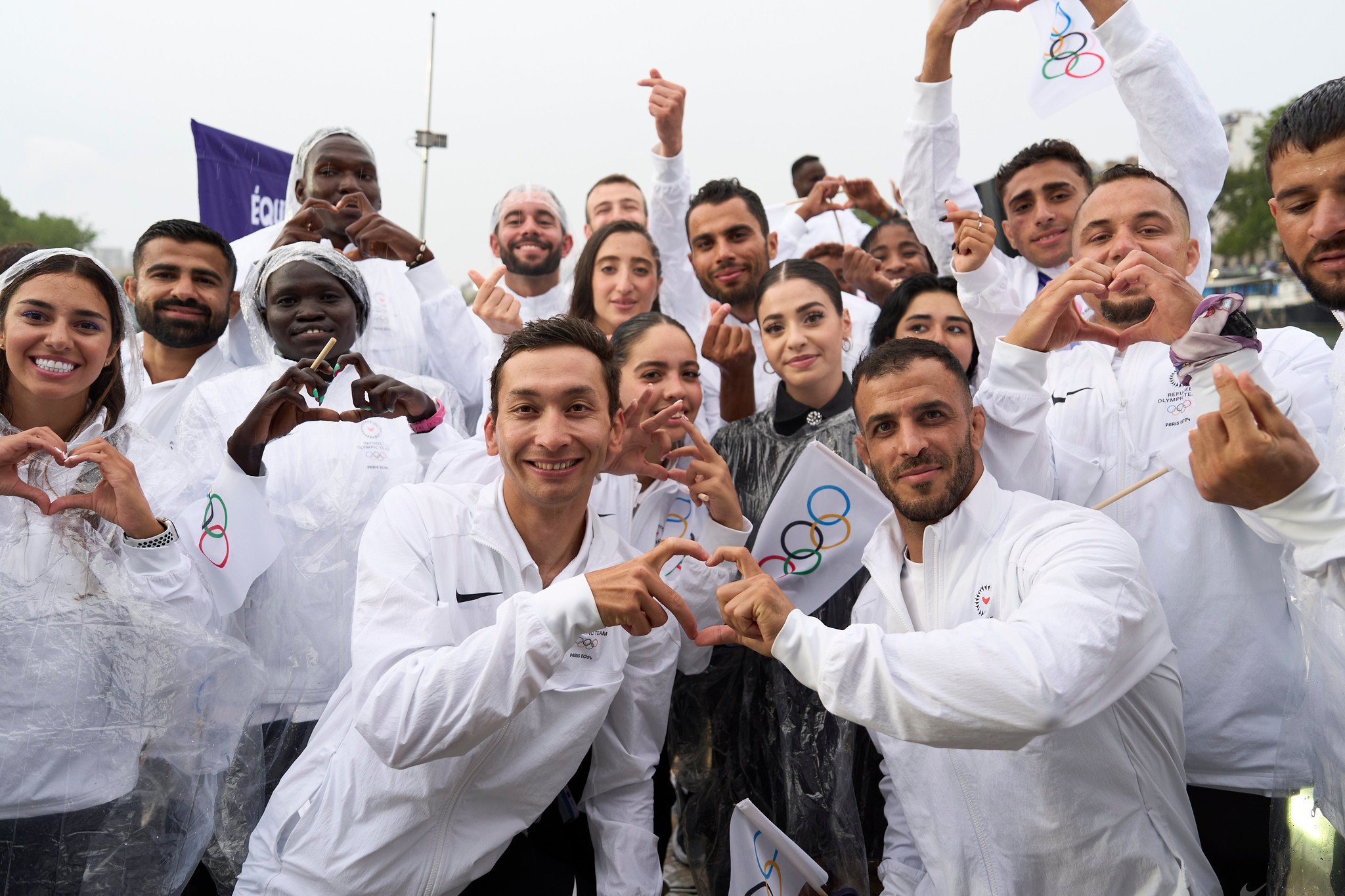 Largest-ever Refugee Olympic Team makes its entrance as Paris Games ...