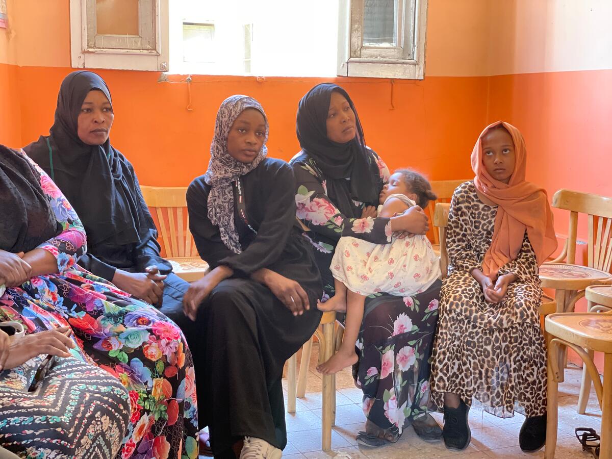 Widowed Sudanese mother endures four-day route to safety in Egypt | UNHCR