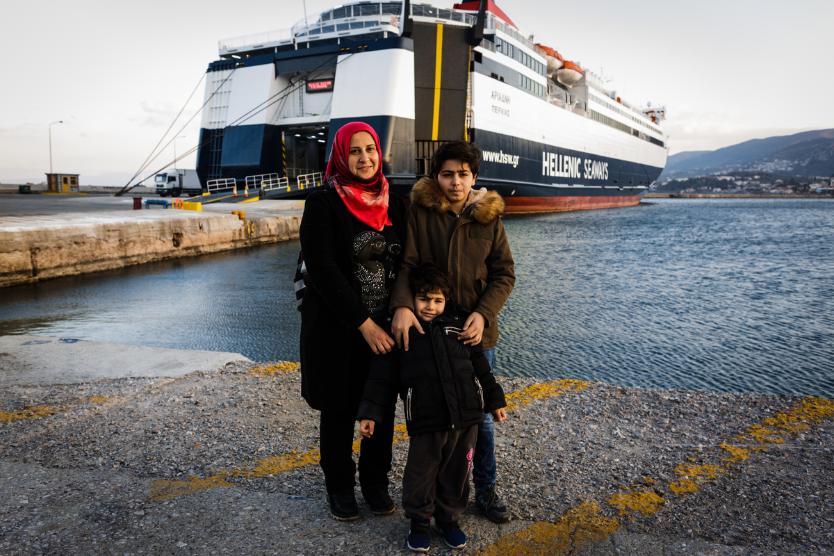 Family torn apart by war in Syria find sanctuary in Greece UNHCR