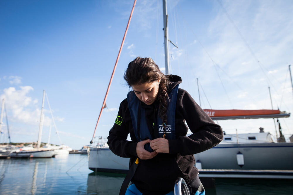 Syrian Refugee Uses Swimming Skills To Rescue Others Unhcr 2016