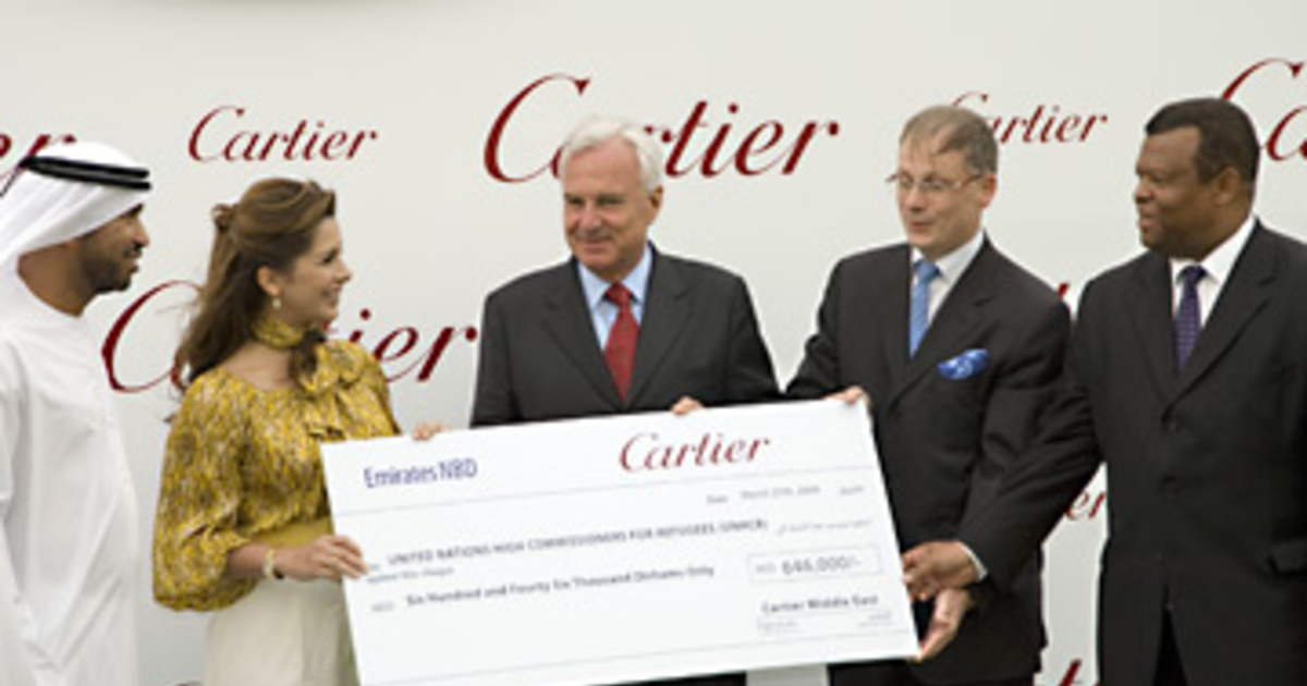 Cartier charity gives UNHCR grant for education and sport in