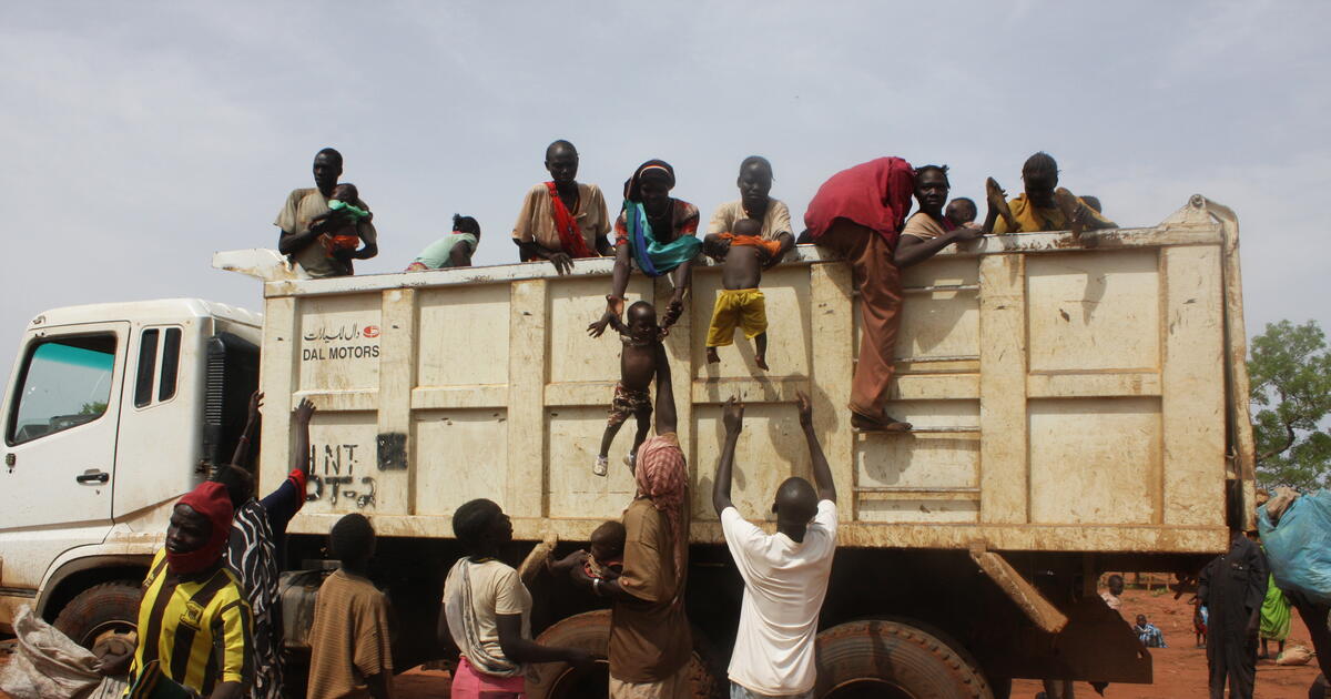 Malnourished children among the thousands fleeing Sudan's Nuba ...