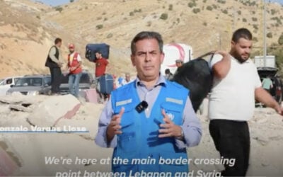 Syria – UNHCR Representative of Syria, Mr.Gonzalo Vargas Llosa on the situation at the Syria-Lebanon border