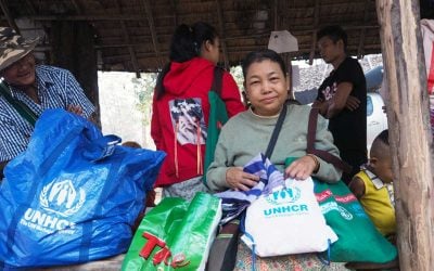 Third group of Myanmar refugees return home from Thailand with UNHCR support