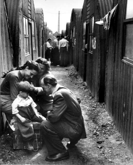 UNHCR's first task in 1951 was to help an estimated 1 million mainly European civilians, including these refugees in a camp in Germany, still uprooted in the aftermath of World War Two.   