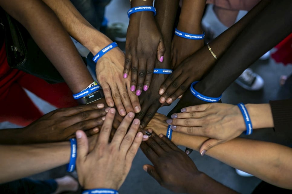 Germany. Refugee student delegation visits Free University of Berlin on World Refugee Day 2019