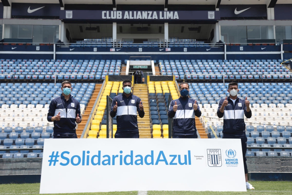UNHCR - Peruvian football club Alianza Lima partners with UNHCR to support  refugees