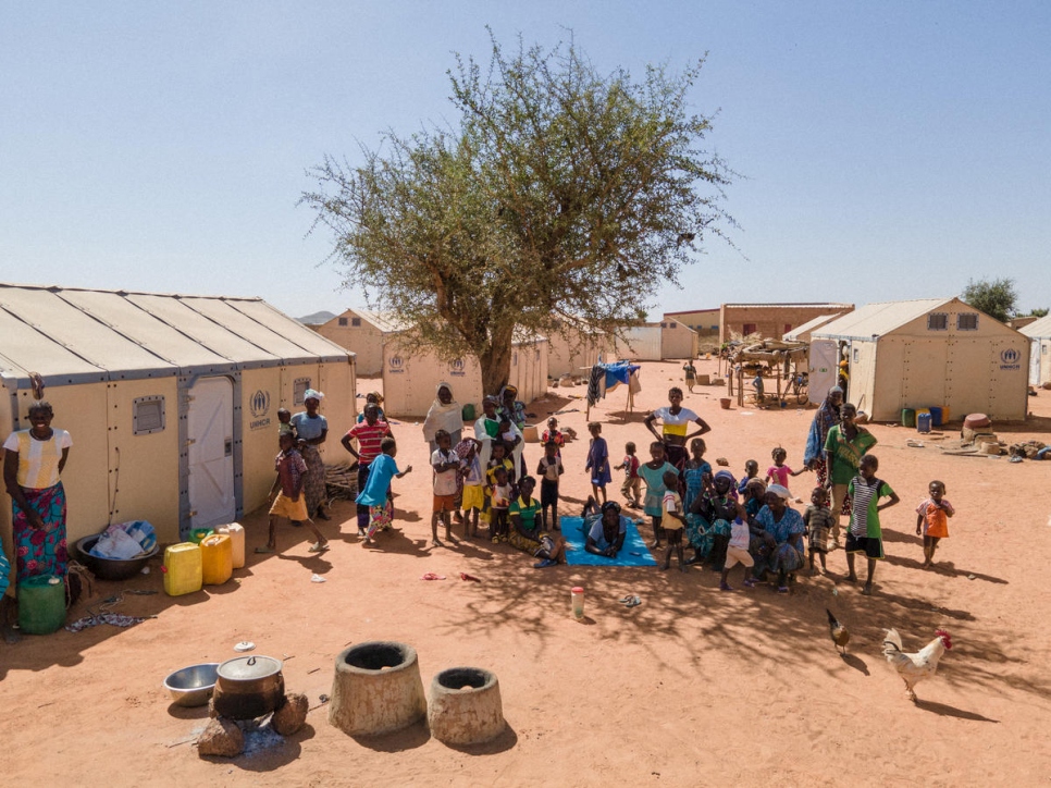 Burkina Faso. Internally displaced families struggling to survive
