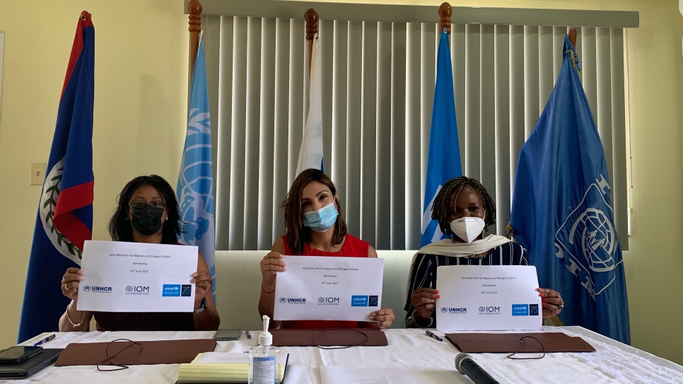 ACNUR - ACNUR, UNICEF Y OIM Firman Un Acuerdo Conjunto Para Apoyar A La ...