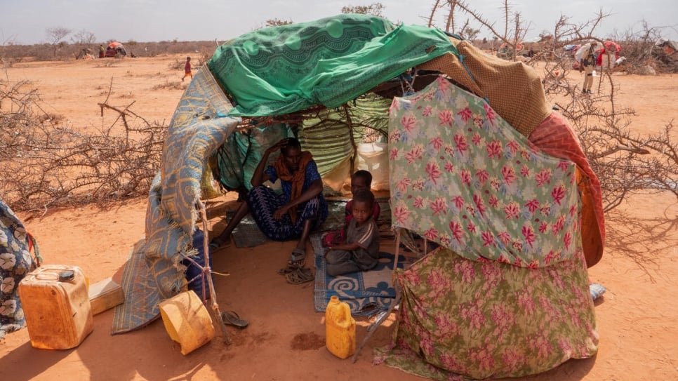 UNHCR - Somalis abandon their homes in search of food, water and aid as ...