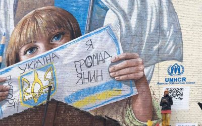 УВКБ ООН відкрило мурал «Маленький громадянин» у Києві