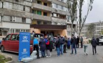 UNHCR and its partners provide urgent support to people affected by missile attacks against Ukraine