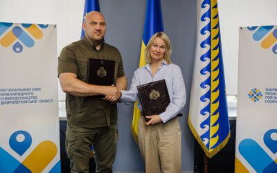 UNHCR and Dnipropetrovsk Regional State Administration solidify ongoing collaboration to support displaced and other war-affected people
