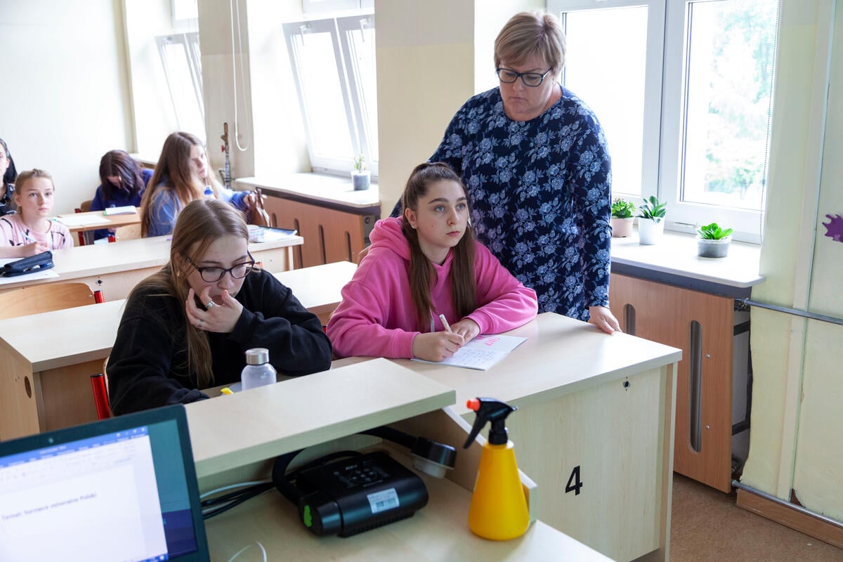 Poland. Education of Ukrainian refugee children presents challenge